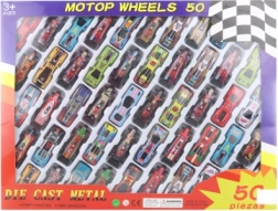 Set aus 50 Metall-Spielzeugautos