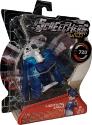 Screechers Wild! transformierbares Fahrzeug Lightning Eagle – blauer Adler