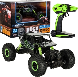 RC Auto Rock Crawler 1:18 4WD 2,4 GHz – Grün