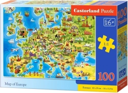 Puzzle Europakarte 100 Teile
