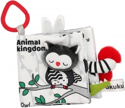 Sensorisches kontrastreiches Babybuch Akuku Tiere