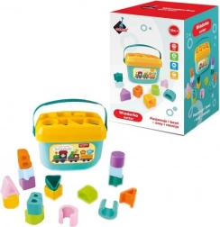 Sortiereimer mit Bausteinen