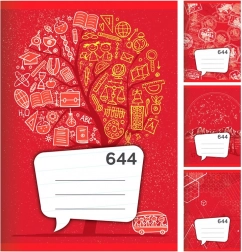 Heft A6, liniert, 40 Blatt