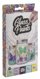 Glasfarben mit Pinsel 5×20 ml