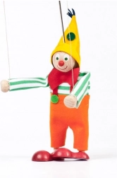 Hölzerne Puppe Narr Jarmil 12 cm