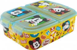 Kinderbrotbox mit mehreren Fächern Mickey Mouse