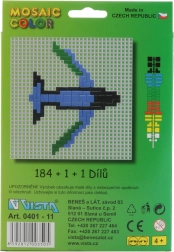 Konstruktionsset Mosaic Color 2in1 – Hubschrauber und Flugzeug, 186 Teile