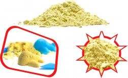 Magischer kinetischer Sand für Kinder 1 kg – Gelb