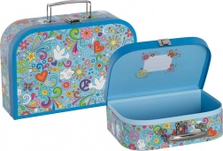 Goki Set Kinderkoffer Love & Peace, 2 Stk.
