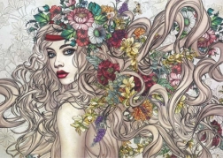 Puzzle Kraft der Blumen 1500 Teile