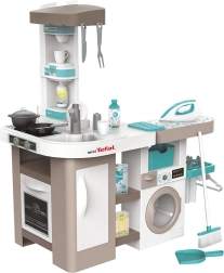 Kinderküche SMOBY TEFAL Studio mit Waschmaschine 2-in-1