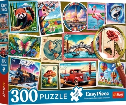 Puzzle 300 EasyPiece – Briefmarken Trefl