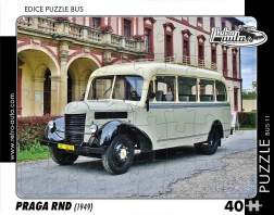 Retroauto Puzzle Bus Praga RND 1949 - 40 Teile