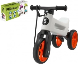 Laufrad Funny Wheels Rider SuperSport 2-in-1 mit Tragegurt – Weiß-Orange