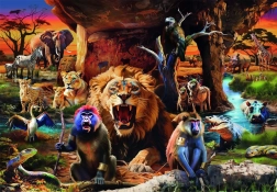 Clementoni Puzzle Tierversammlung 1500 Teile