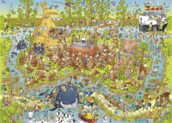 Puzzle HEYE Verrückter ZOO: Australische Ausstellung 1000 Teile