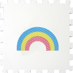 Minideckfloor Duha weiße selbstklebende Bodenbelagslösung