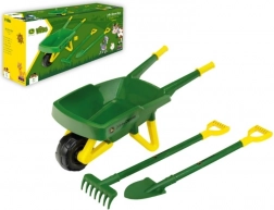 Kinder-Gartenset mit Schubkarre John Deere