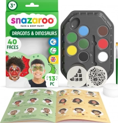 SNAZAROO Set mit 8 Gesichtsfarben – Drachen und Dinosaurier