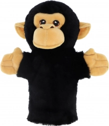 Keeleco Plüsch Affen Handpuppe 27 cm - Öko-Spielzeug