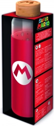 Glasflasche mit Hülle 585 ml – SUPER MARIO