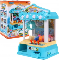 Verkaufsautomat Ball Catcher für Kinder 3+ Arkadespiel Ball Catcher + Bedienfeld + 10 Bälle + 12 Jetons