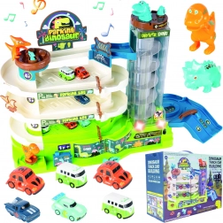 Mehrstöckiges Parkhaus Dinowelt