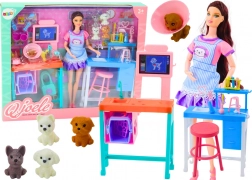 Ärztliches Set mit Puppe, Tieren und Zubehör