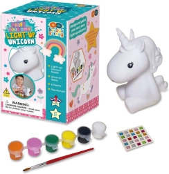 Leuchtender Einhorn zum Bemalen