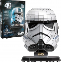 3D-Modell zum Zusammenbauen Star Wars Sturmtruppler-Helm 12 cm – Spin Master 4D Build
