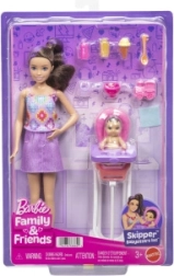 Barbie Skipper Babysitters – Babysitter-Set mit Hochstuhl