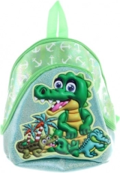 Kinder-Rucksack 3D Dinosaurier, Mint