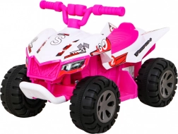 Elektrische Kinder-Quad The Fastest mit 25-W-Motor – Rosa