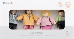 VIGA Set aus Holzpuppen – Familie 4 Stk.