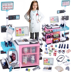 Kinderärztliche Klinik mit Kasse und Apotheke – interaktives Set für kleine Ärzte