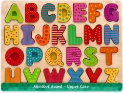 Holzpuzzle Alphabet – Großbuchstaben
