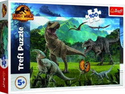 Trefl Puzzle 100 Teile Jurassic World – Dino-Abenteuer