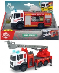 Feuerwehrauto mit Freilauf und Lichtfunktion