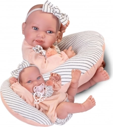 Realistische Babypuppe mit Ganzvinylkörper 42 cm