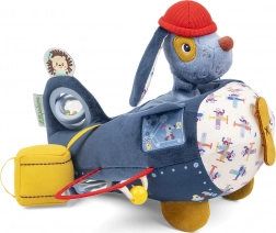 Lilliputiens weiches Aktivspielzeug Flugzeug mit Hund Jules