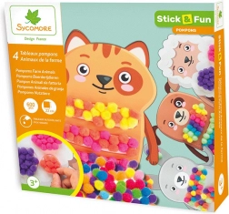 Stick & Fun Pompon-Verzierung – Haustiere