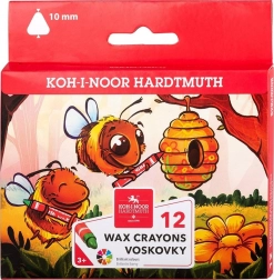 Dreieckige Wachsmalstifte 12 Stk KOH-I-NOOR