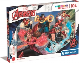Glitzerndes Puzzle Marvel Avengers 104 Teile