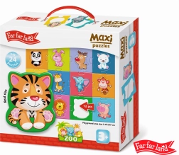 Maxi-Puzzle Tiere aus dem Zoo 24 Teile