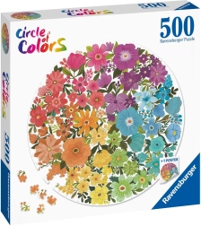 Ravensburger Puzzle Circle of Colors – Blumen 500 Teile