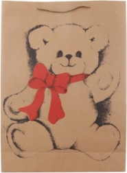 Große Geschenktasche mit Bärenmotiv