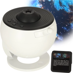 LED-Sternenhimmel-Projektor Planetarium mit USB, 12 Discs und 360°-Timer