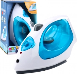 Kinderbügeleisen mit Dampf, Licht und Geräuschen blau