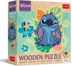 Holzpuzzle mit 50 Teilen Lilo & Stitch
