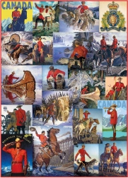 Puzzle-Collage Royal Canadian Mounted Police 1000 Teile EUROGRAPHICS